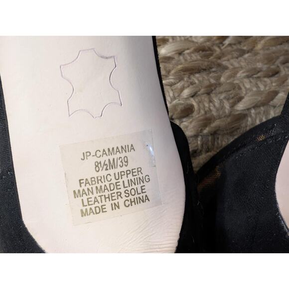 Jessica Simpson Size 8.5 Camania Mesh Cheetah Black Faux Suede Pointed Toe Heels - Picture 12 of 12